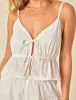 White Dobby Frill Pyjama Set sold by Nobody's Child