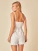 White Dobby Frill Pyjama Set sold by Nobody's Child