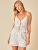 White Dobby Frill Pyjama Set sold by Nobody's Child