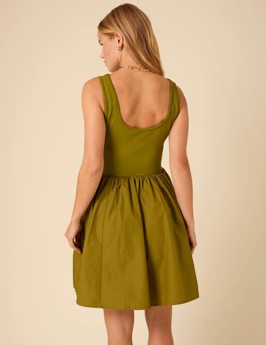 Green Colorado Mini Dress sold by Nobody's Child product image thumbnail 4