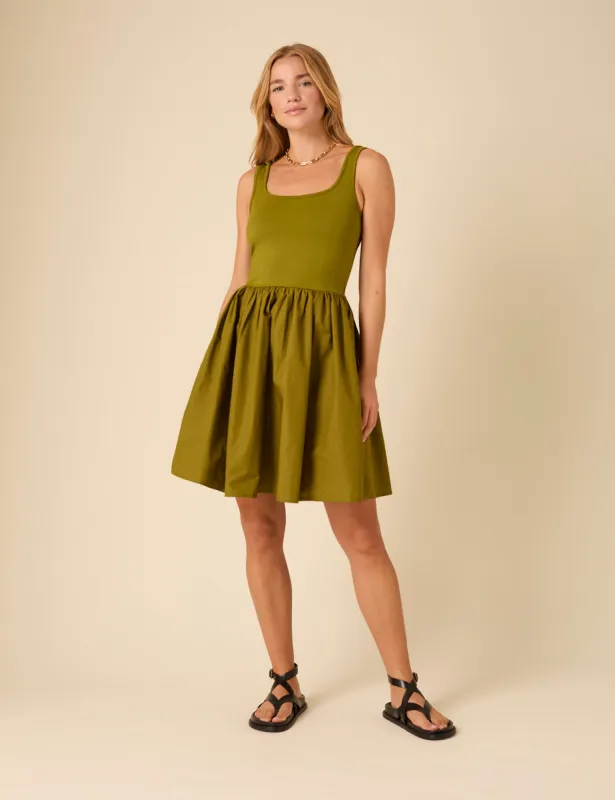 Green Colorado Mini Dress sold by Nobody's Child