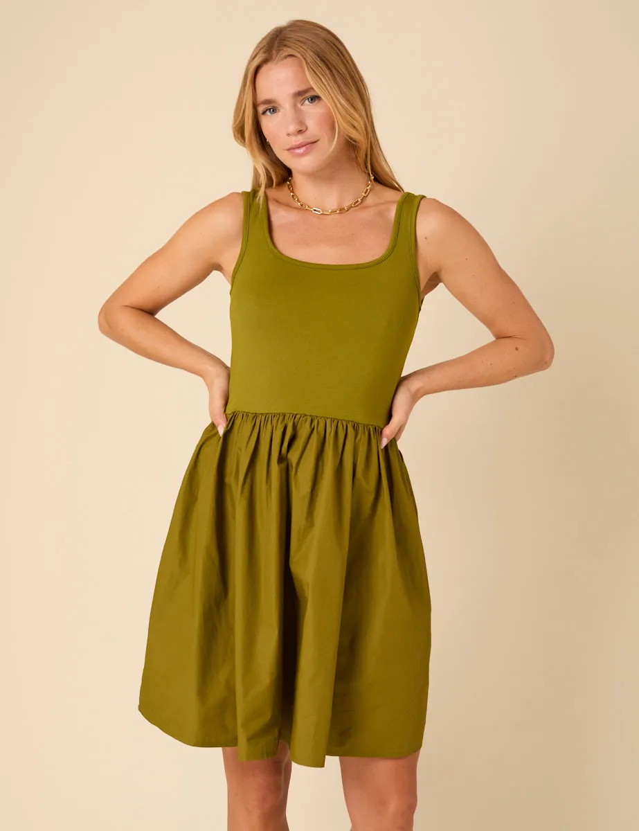 Green Colorado Mini Dress sold by Nobody's Child product image thumbnail 2
