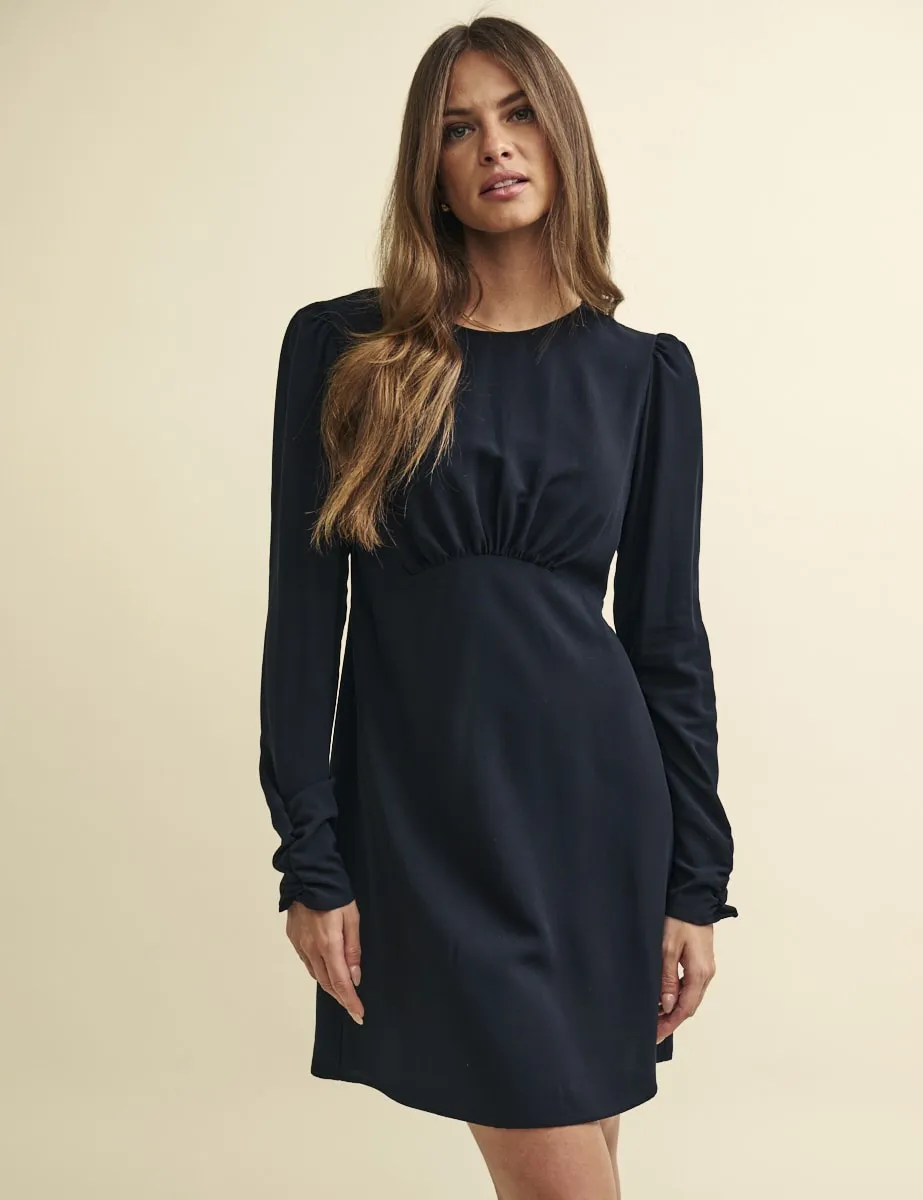 Black Long Sleeve Sienna Mini Dress sold by Nobody's Child