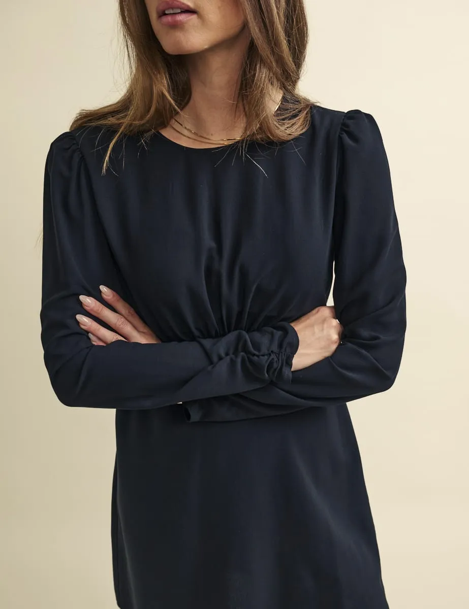 Black Long Sleeve Sienna Mini Dress sold by Nobody's Child product image thumbnail 3