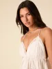 Poppy Delevingne White Embroidered Amanda Cami Top sold by Nobody's Child