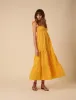 Yellow Gingham Maya Midi Dress sold by Nobody's Child