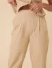 Cream Pinstripe Tailored Trousers sold by Nobody's Child