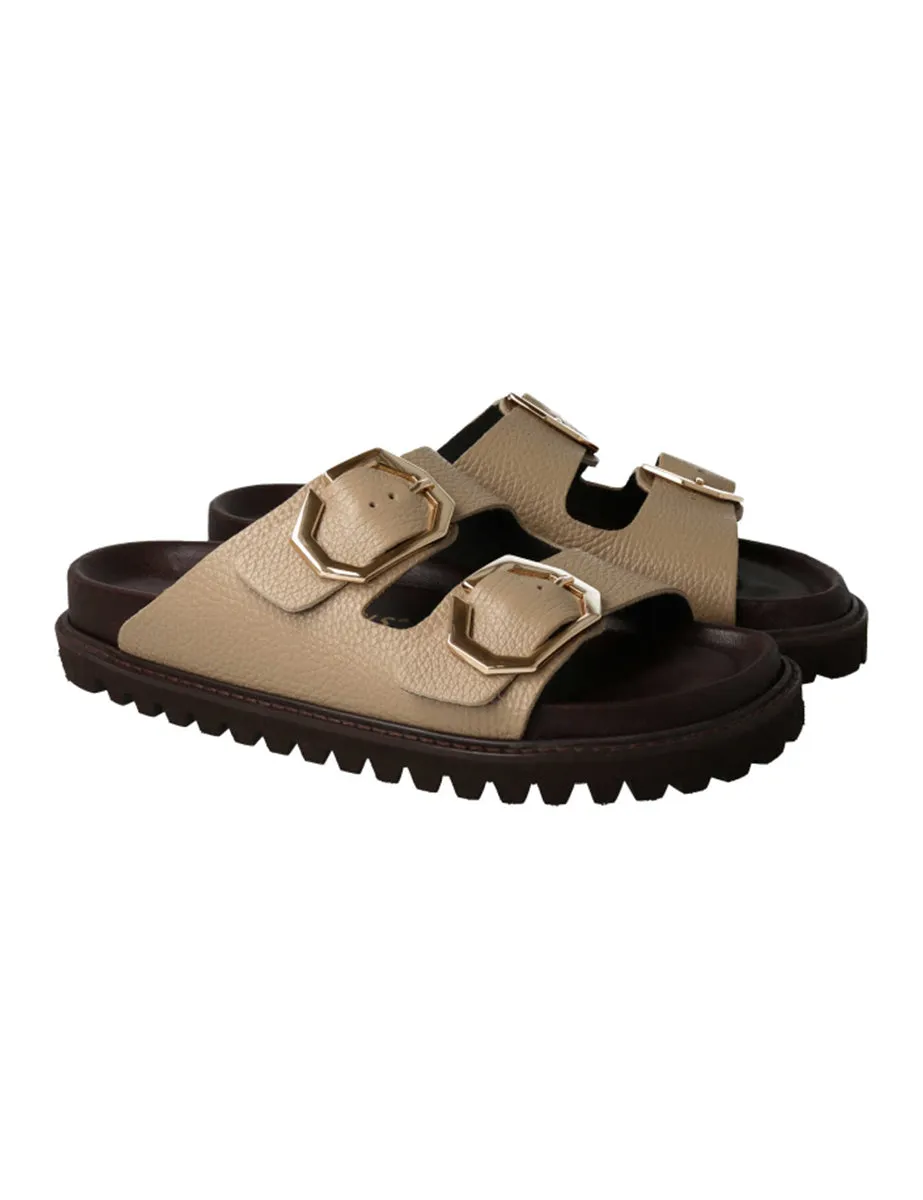 Genuins Taupe Galia Sandals sold by Nobody's Child