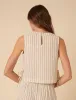 Cream Pinstripe Swing Top sold by Nobody's Child