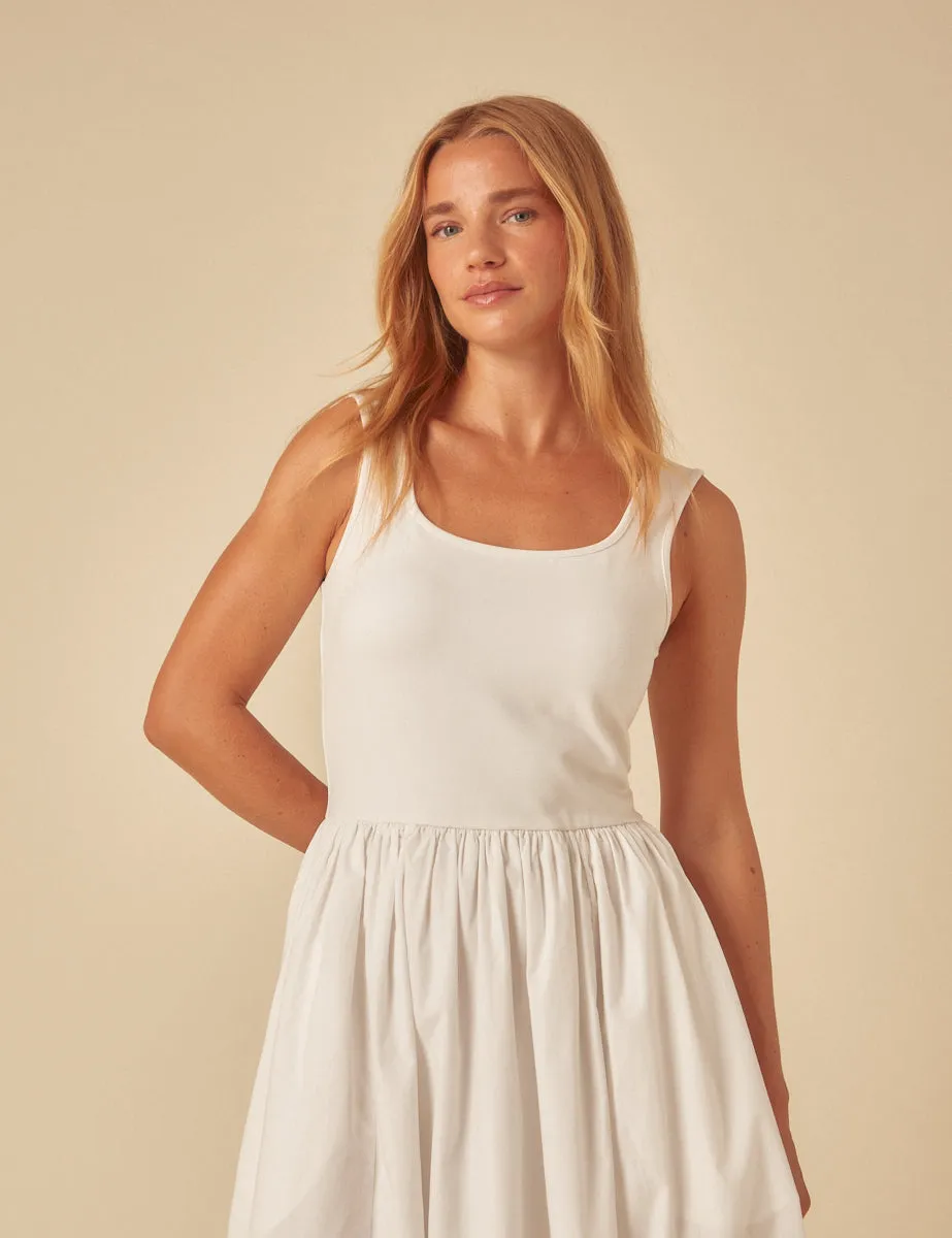 White Colorado Midi Dress sold by Nobody's Child product image thumbnail 3