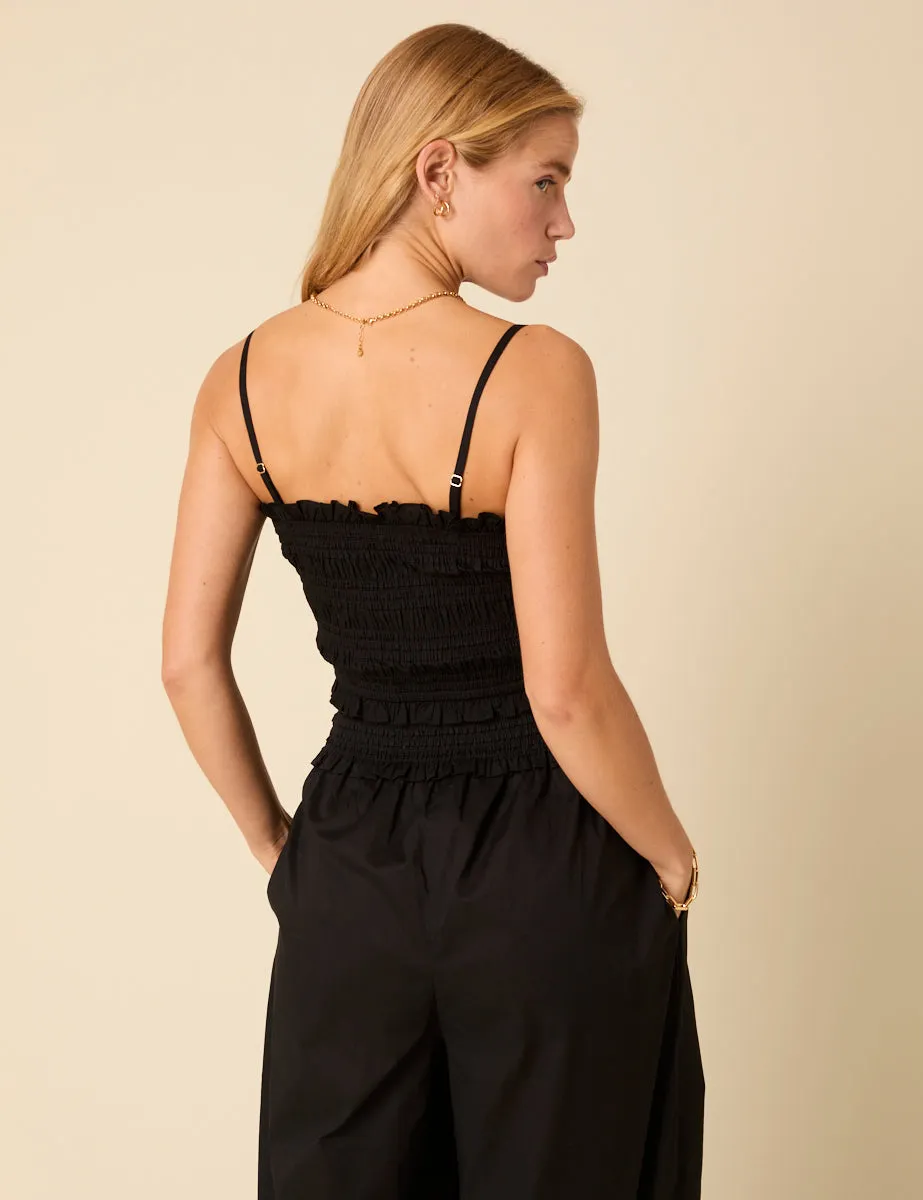 Black Shirred Bandeau Top sold by Nobody's Child product image thumbnail 5