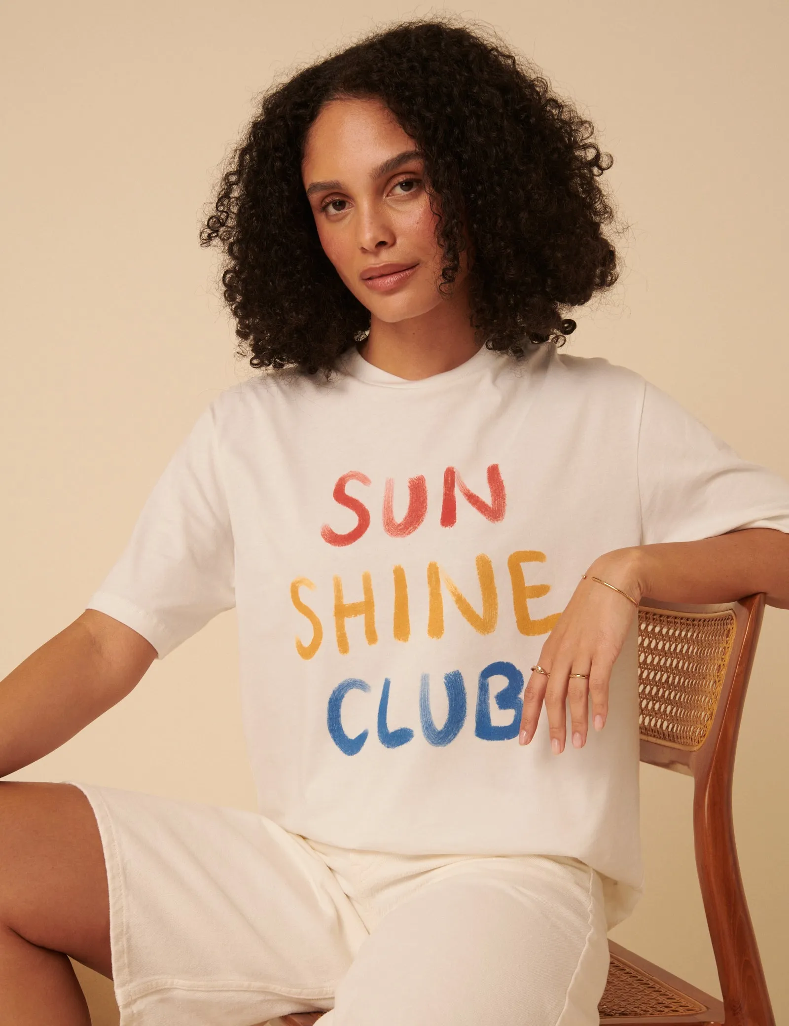 White Graphic T-Shirt sold by Nobody's Child product image thumbnail 2