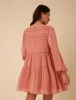 Pink Long Sleeve Marley Mini Dress sold by Nobody's Child