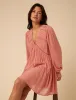 Pink Long Sleeve Marley Mini Dress sold by Nobody's Child