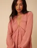 Pink Long Sleeve Marley Mini Dress sold by Nobody's Child
