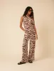 Brown Zebra Print One Shoulder Top sold by Nobody's Child