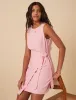 Pink Tie Waist Lottie Mini Dress sold by Nobody's Child