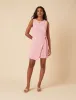 Pink Tie Waist Lottie Mini Dress sold by Nobody's Child