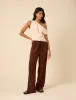 Cream One Shoulder Top sold by Nobody's Child