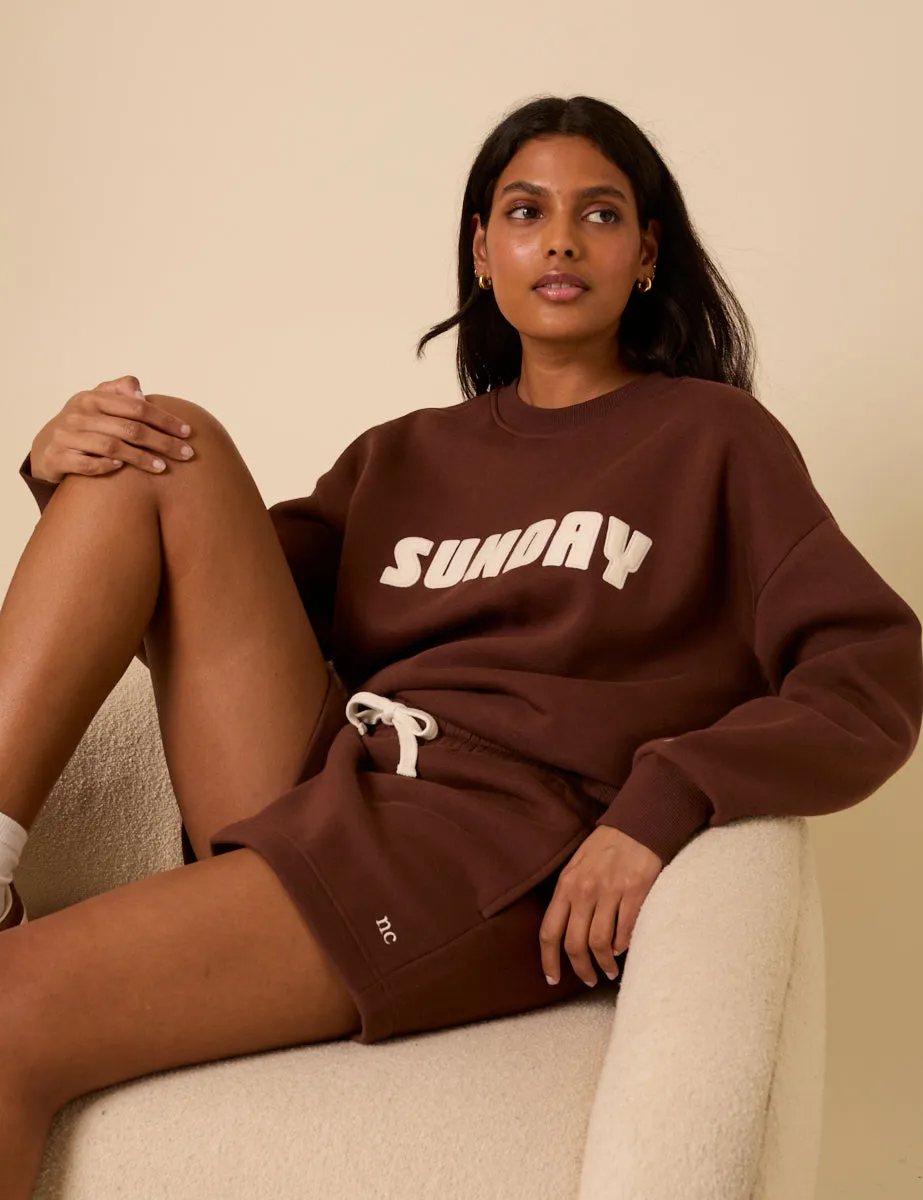 Brown Sweat Shorts sold by Nobody's Child product image thumbnail 3