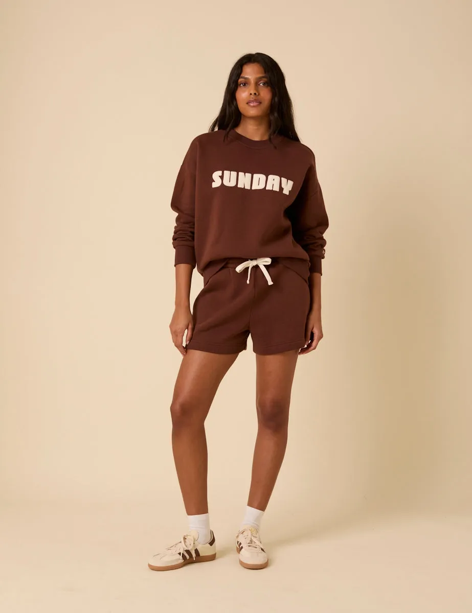 Brown Sweat Shorts sold by Nobody's Child