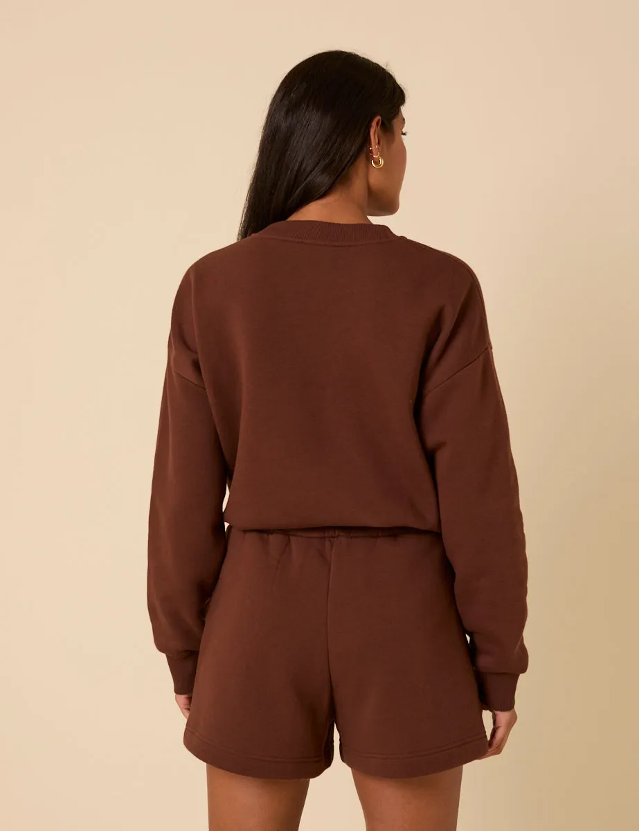 Brown Sweat Shorts sold by Nobody's Child product image thumbnail 5