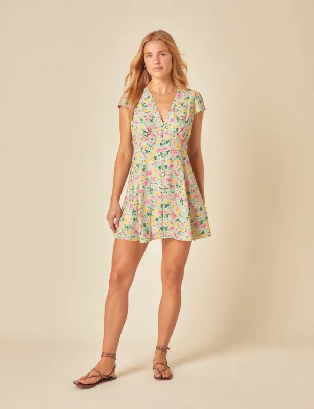 Petite Ditsy Floral Avery Mini Dress made by Nobody's Child