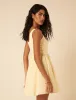 Butter Yellow Colorado Mini Dress sold by Nobody's Child