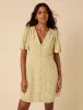 Butter Yellow Ditsy Floral Andie Mini Dress sold by Nobody's Child