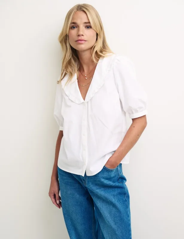 White Emmie Blouse sold by Nobody's Child