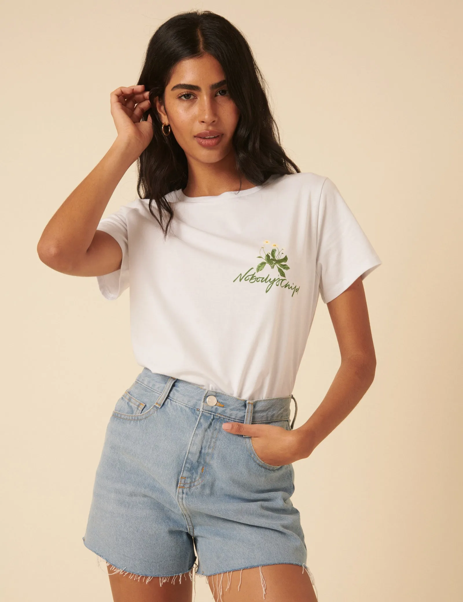 White Fruit Graphic T-Shirt sold by Nobody's Child product image thumbnail 5