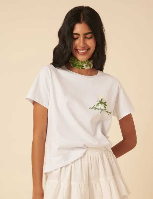 White Fruit Graphic T-Shirt sold by Nobody's Child
