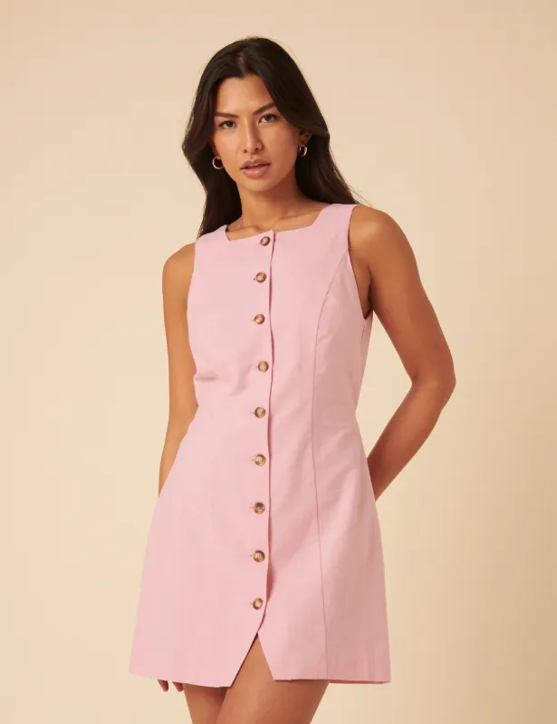 Pink Peri Mini Dress sold by Nobody's Child