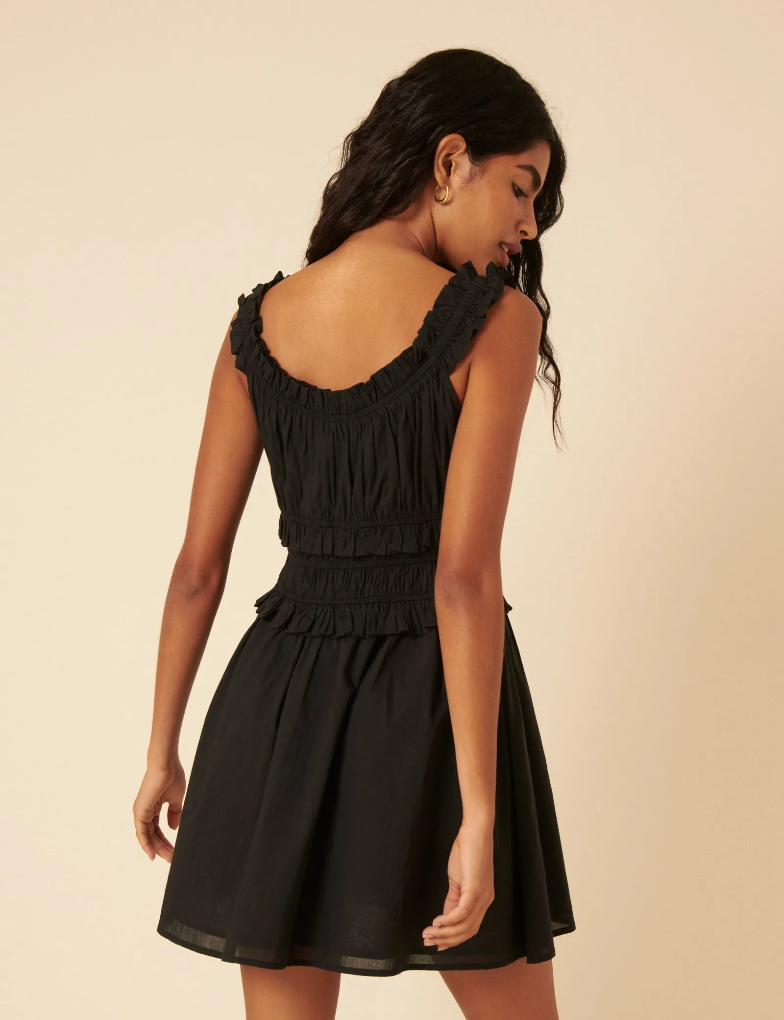 Black Ariel Mini Dress sold by Nobody's Child product image thumbnail 4