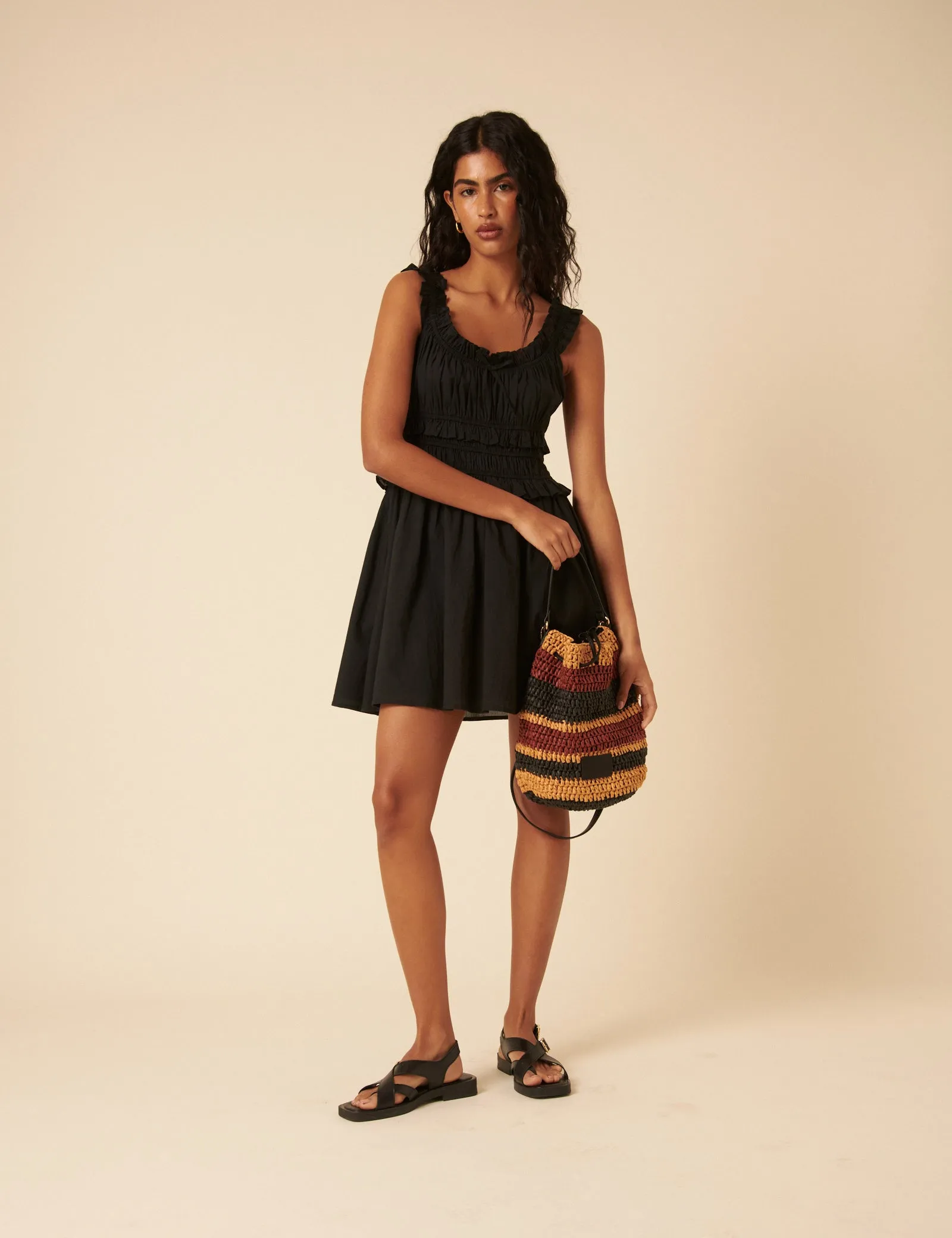 Black Ariel Mini Dress sold by Nobody's Child product image thumbnail 5