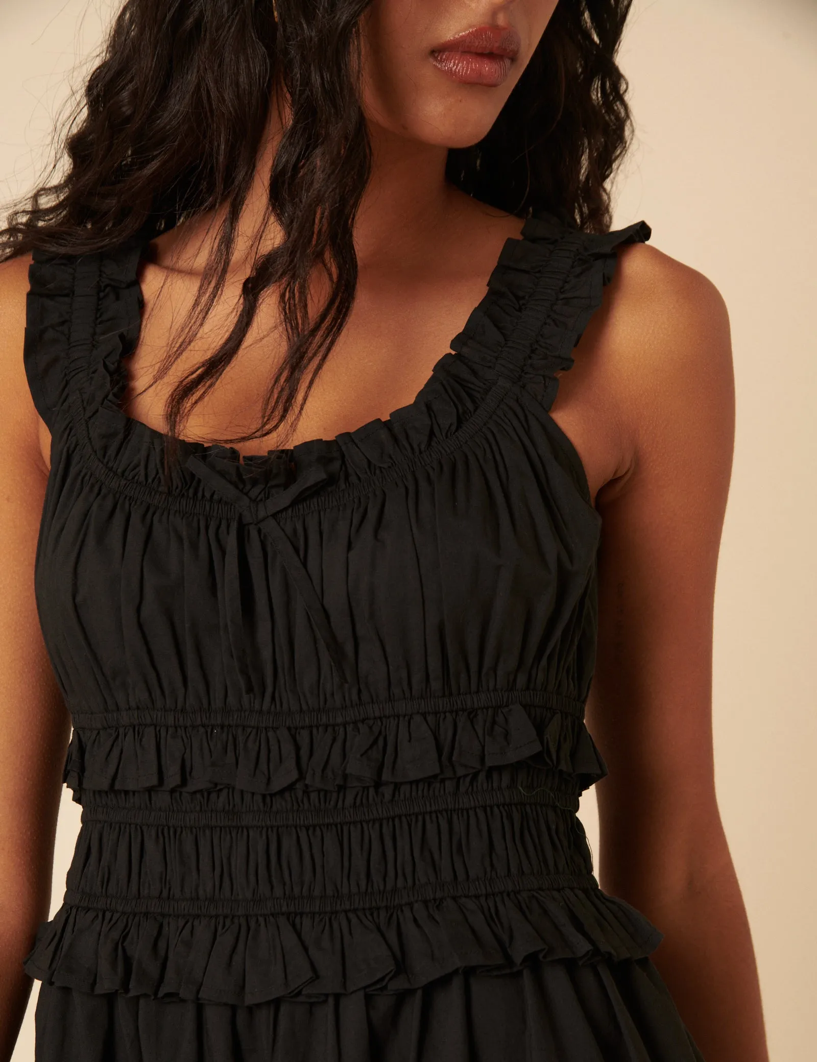 Black Ariel Mini Dress sold by Nobody's Child product image thumbnail 3