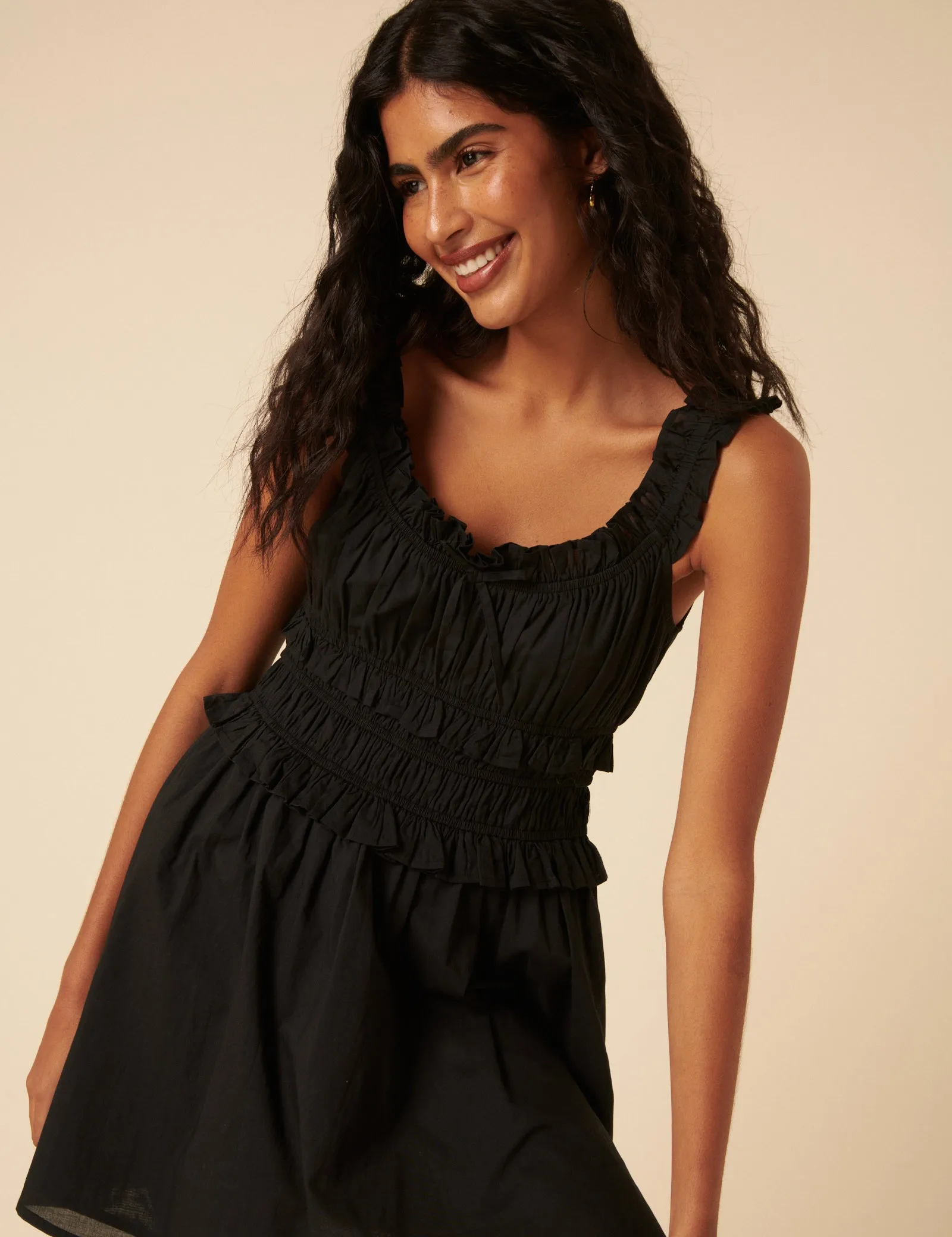 Black Ariel Mini Dress sold by Nobody's Child product image thumbnail 2