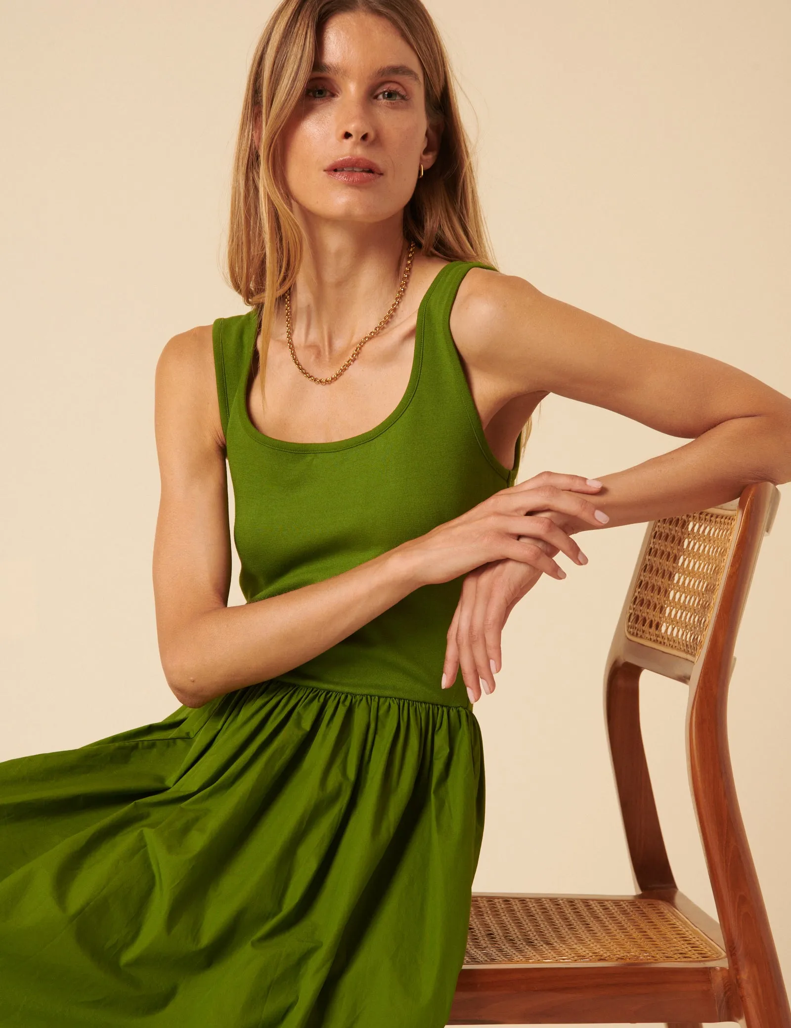 Green Colorado Midi Dress sold by Nobody's Child product image thumbnail 5