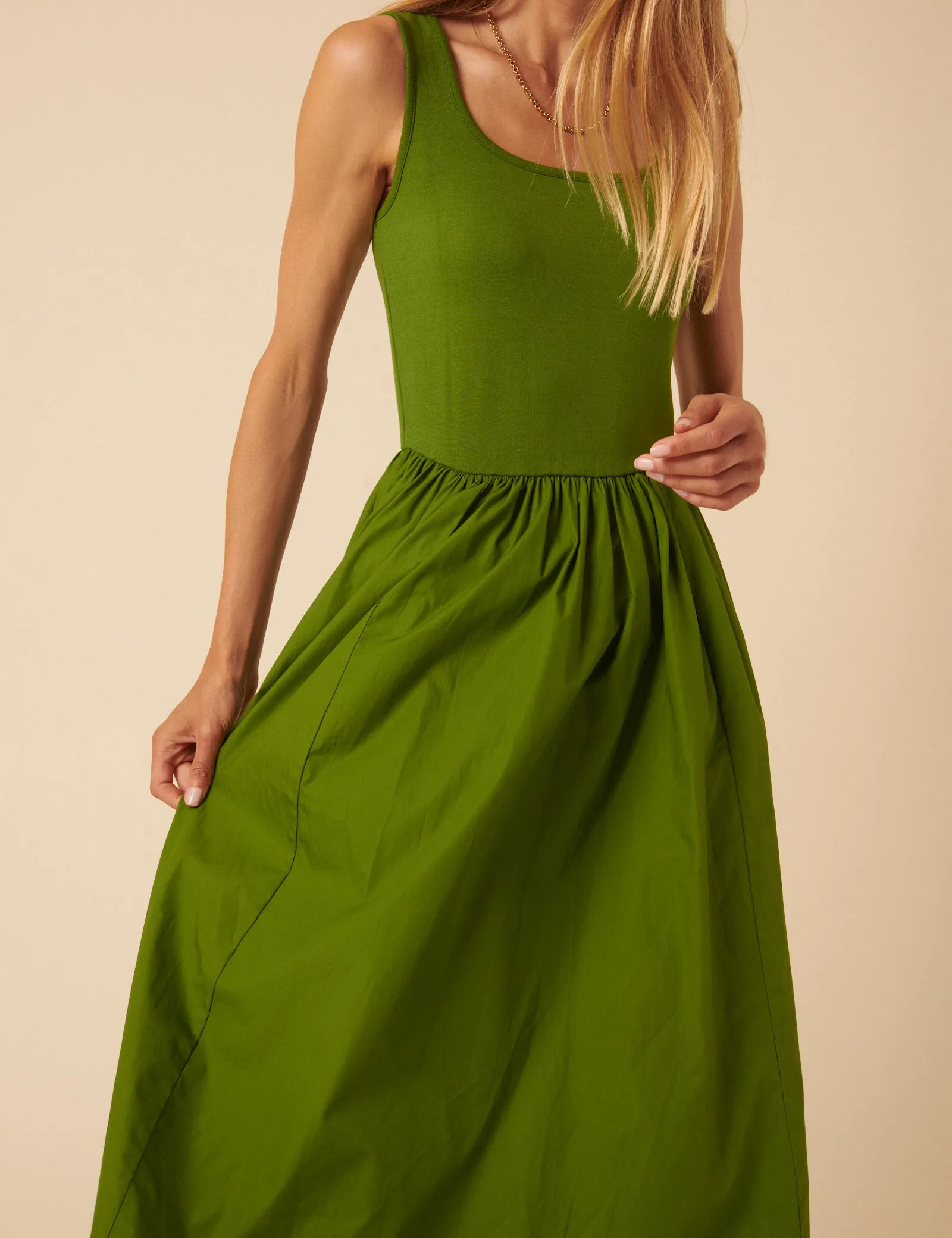 Green Colorado Midi Dress sold by Nobody's Child product image thumbnail 2