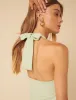 Mint Green Halter Neck Amie Midi Dress sold by Nobody's Child