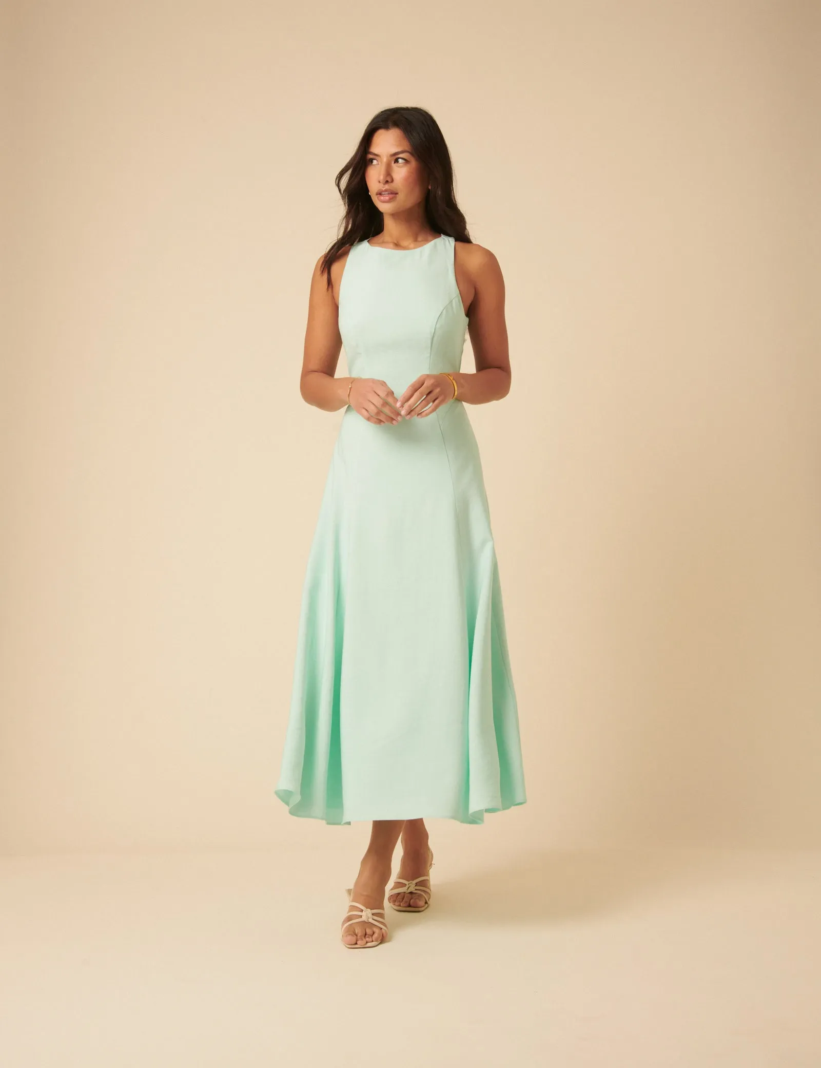 Mint Green Reign Midi Dress sold by Nobody's Child