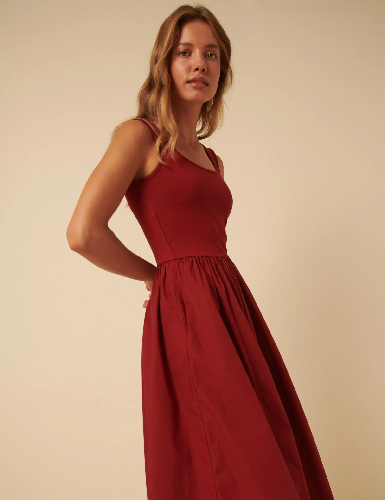 Red Colorado Midi Dress sold by Nobody's Child product image thumbnail 5