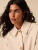 Stone Single Breasted Trench Coat sold by Nobody's Child
