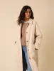 Stone Single Breasted Trench Coat sold by Nobody's Child