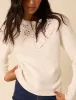 White Broderie Knitted Jumper sold by Nobody's Child