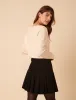 Black Cord Pleated Mini Skirt sold by Nobody's Child