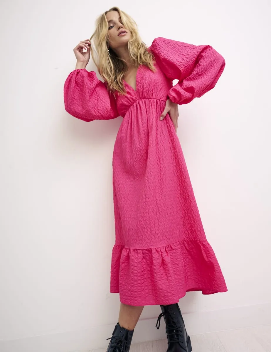 Ammie Long Sleeve Midi Dress sold by Nobody's Child