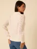 White Embroidered Pointelle Cardigan sold by Nobody's Child