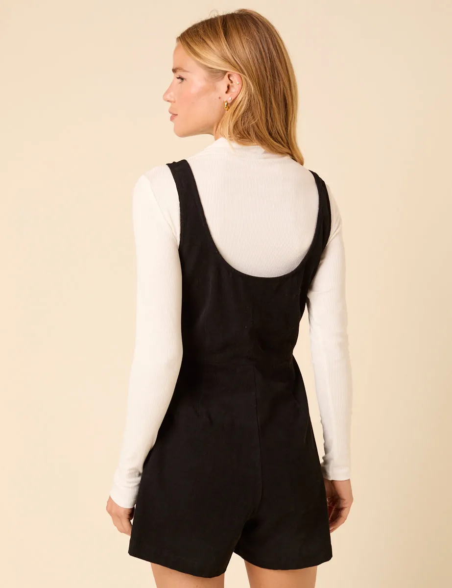 Black Cord Playsuit sold by Nobody's Child product image thumbnail 5