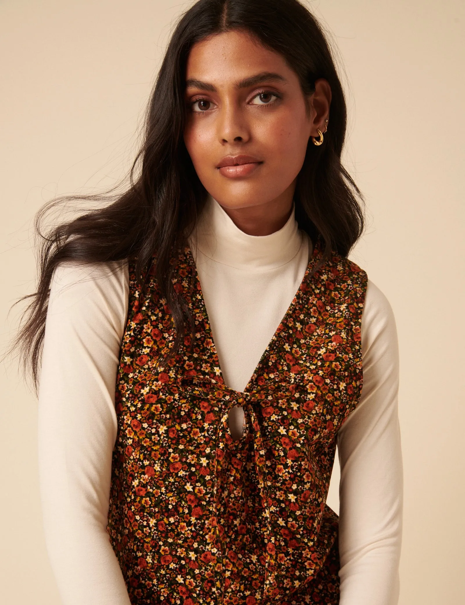 Ditsy Floral Nila Pinafore Mini Dress sold by Nobody's Child product image thumbnail 2